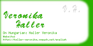 veronika haller business card